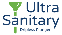 Logo of UltraSanitary Dripless The only toilet plunger that stays clean, dry and sanitary.  The best toilet plunger